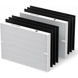CabiClean AP-1512HH Replacement Filter With 2 HEPA Filters 6 CARBON FILTERS